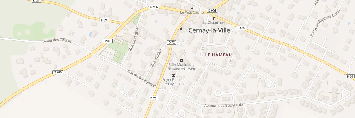 Plan du 15 Rue de la Poste à Cernay-la-Ville