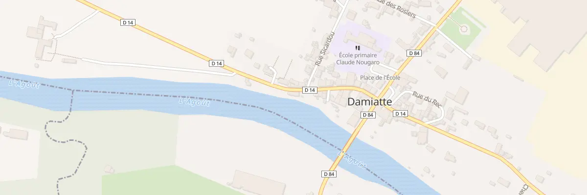 Plan du 13 Av de Lavaur à Damiatte