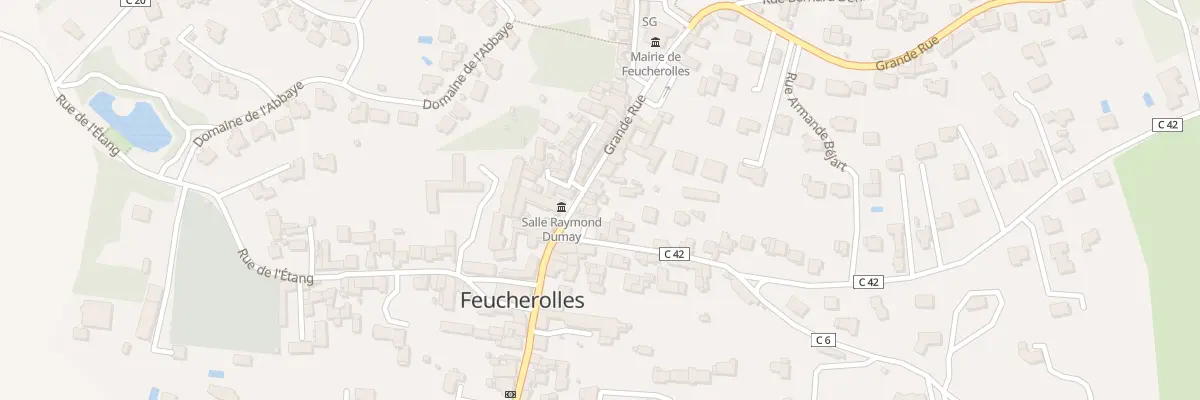 Plan du 38 Grande Rue à Feucherolles