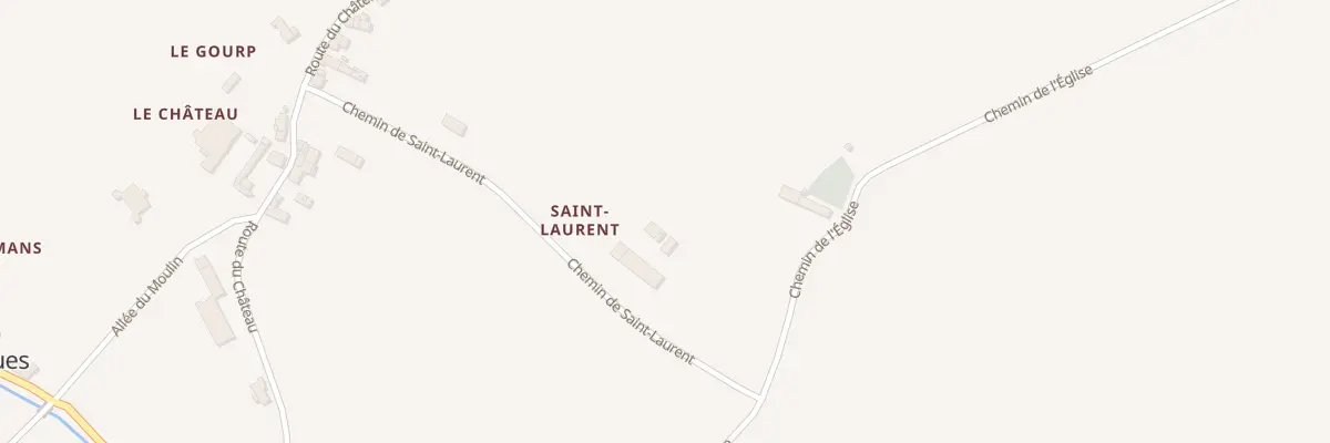 Plan du 2 Che de Saint Laurent à Garrevaques