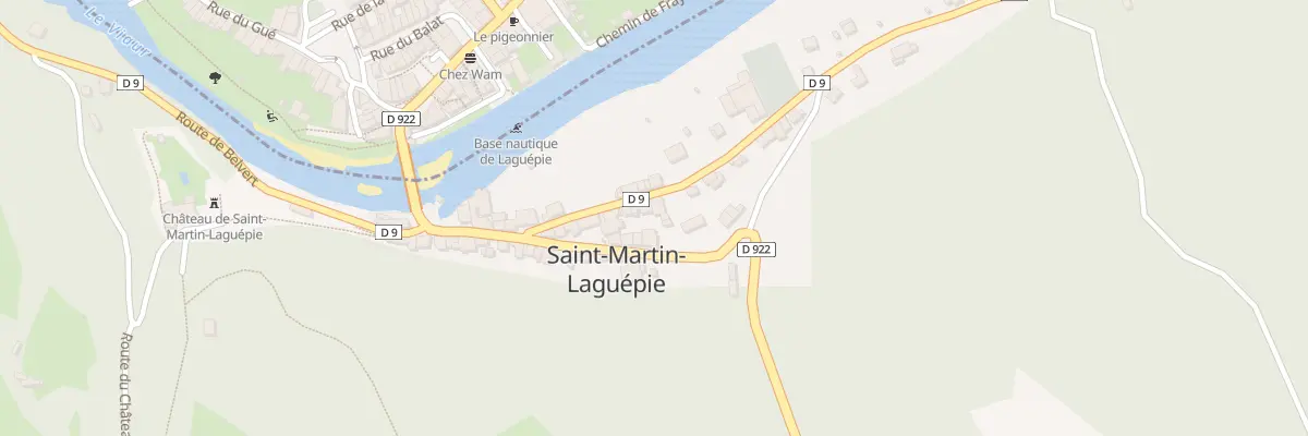 Plan du 5008 Saint Martin à Saint-Martin-Laguépie