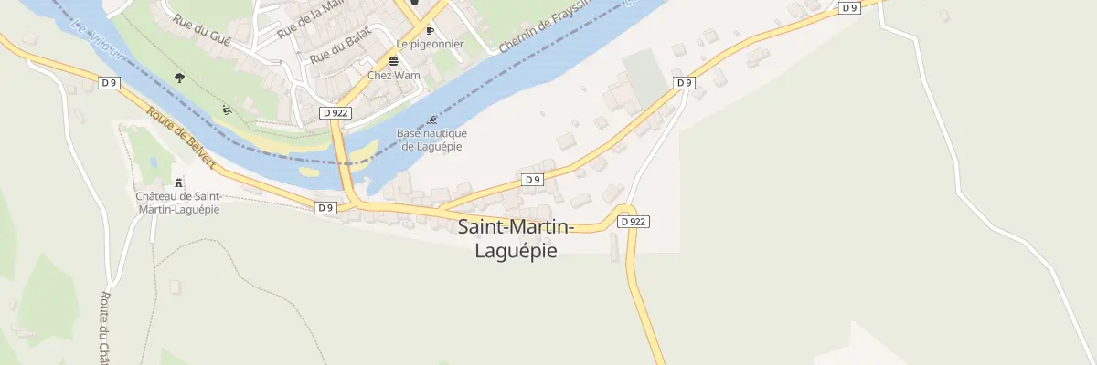 Plan du 5216 Saint Martin à Saint-Martin-Laguépie