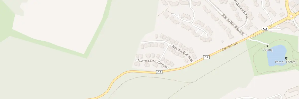 Plan du 25 Rue des Epinettes à Menucourt