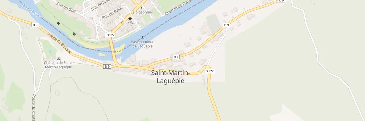 Plan du 5009 Saint Martin à Saint-Martin-Laguépie