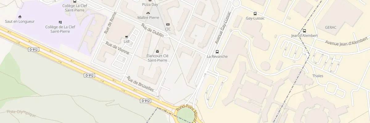 Plan du 4 Rue de Bruxelles à Élancourt