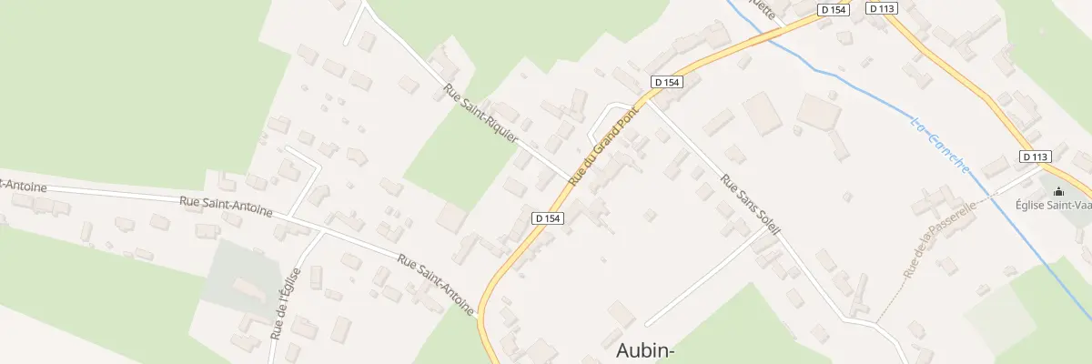 Plan du 11 Rue St Riquier à Aubin-Saint-Vaast