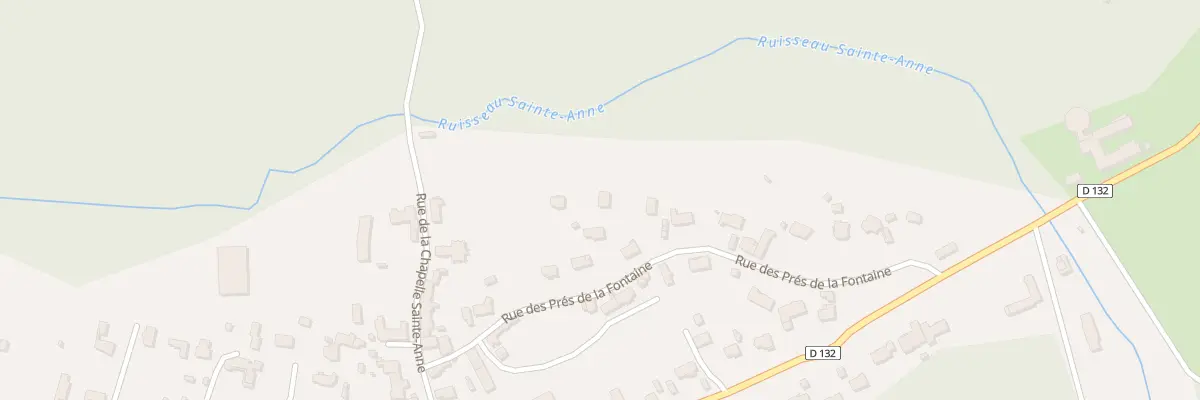 Plan du 5001 Rue des Pres de la Fontaine à Bullion