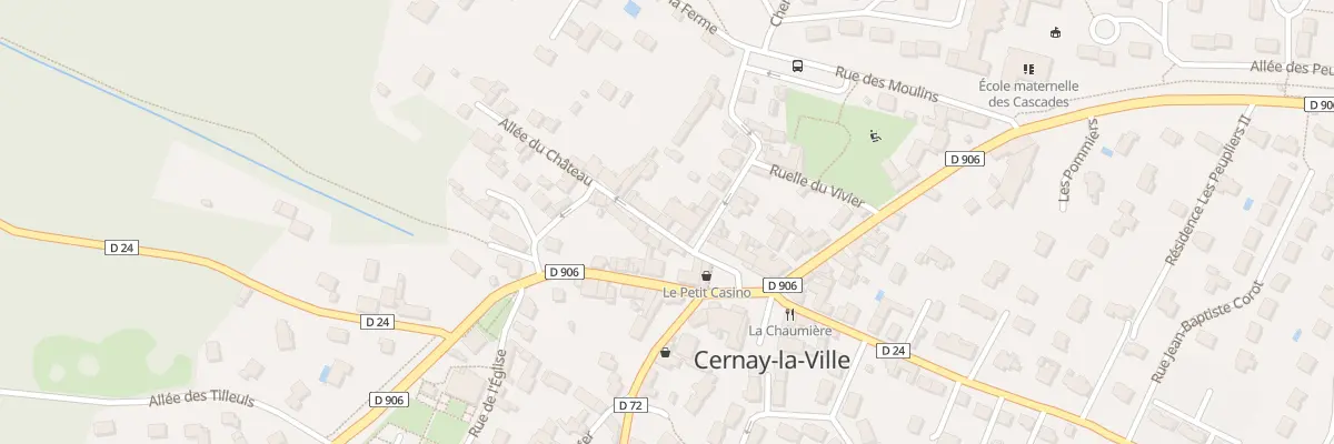 Plan du 2B Rue du Château à Cernay-la-Ville
