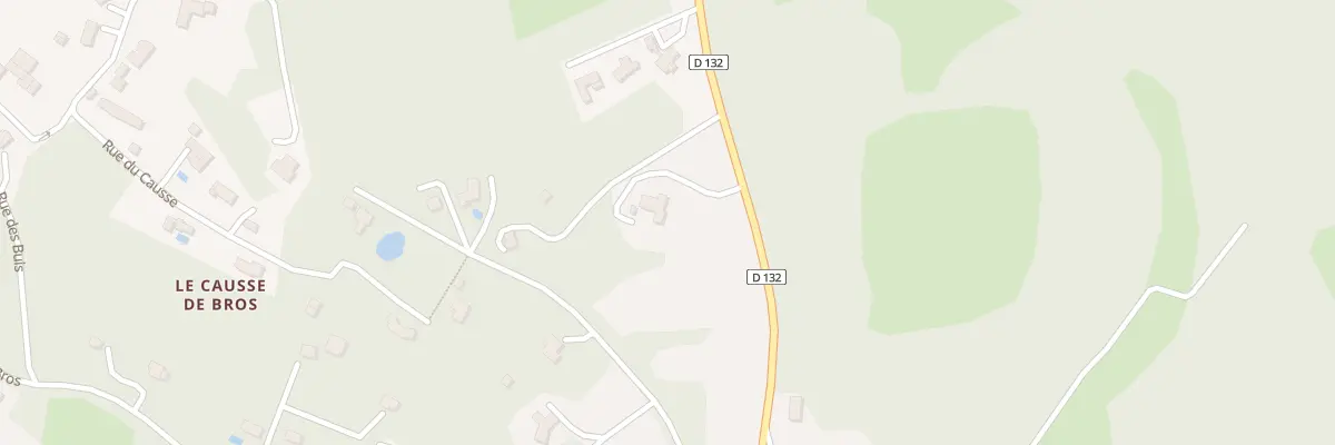 Plan du 5231A Causse de Bros à La Rouquette