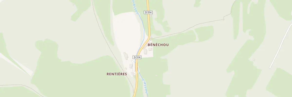 Plan du 5032 Benechou à La Rouquette