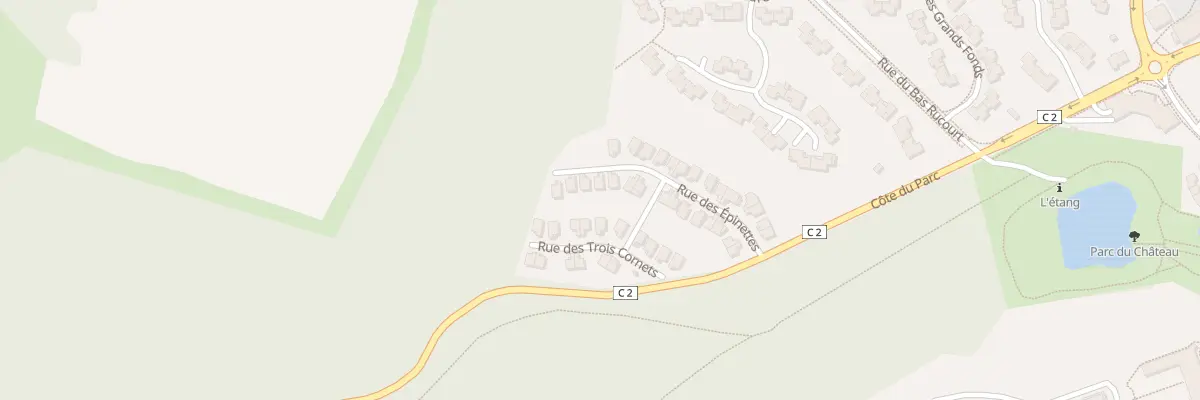 Plan du 23 Rue des Epinettes à Menucourt