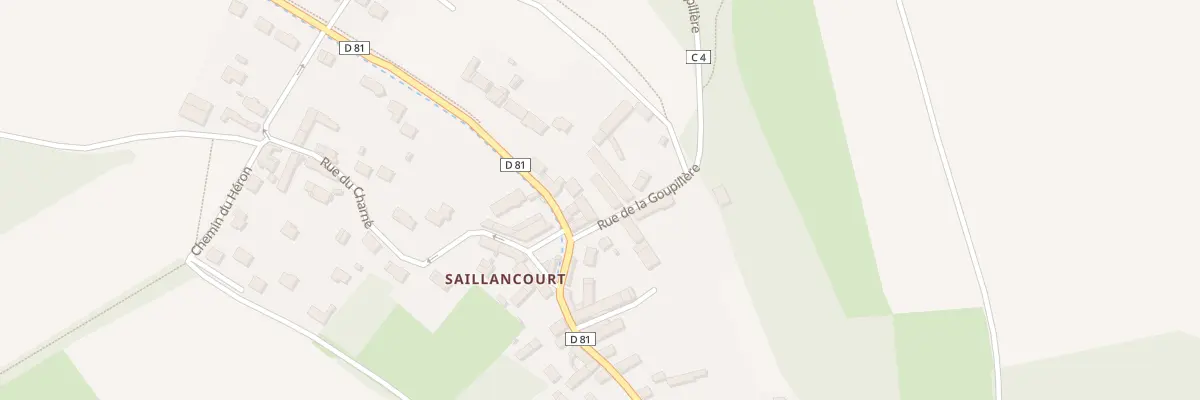 Plan du 1 Rue de la Goupillère à Sagy