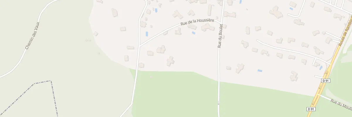 Plan du 6 Rue de la Houssière à Dampierre-en-Yvelines