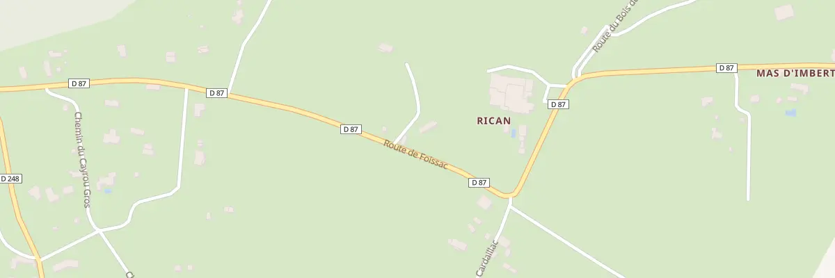 Plan du 5063 Rican à Montsalès