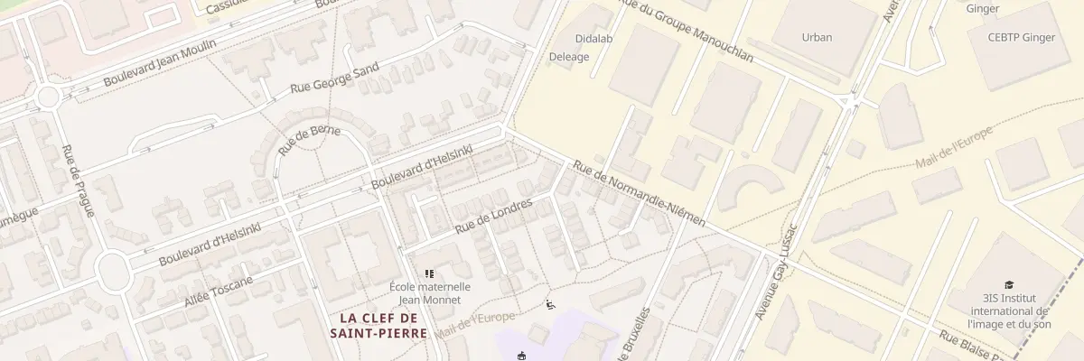 Plan du 6 Rue de Londres à Élancourt