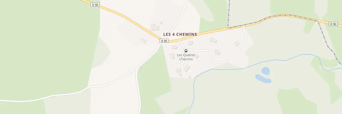 Plan du 4 Les 4 Chemins à Saint-Yrieix-les-Bois