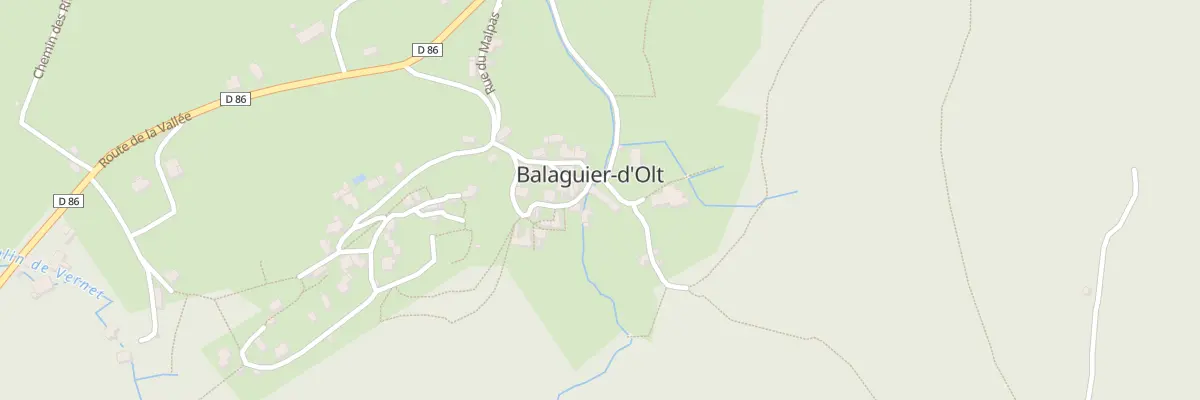 Plan du 5007 Balaguier à Balaguier-d’Olt