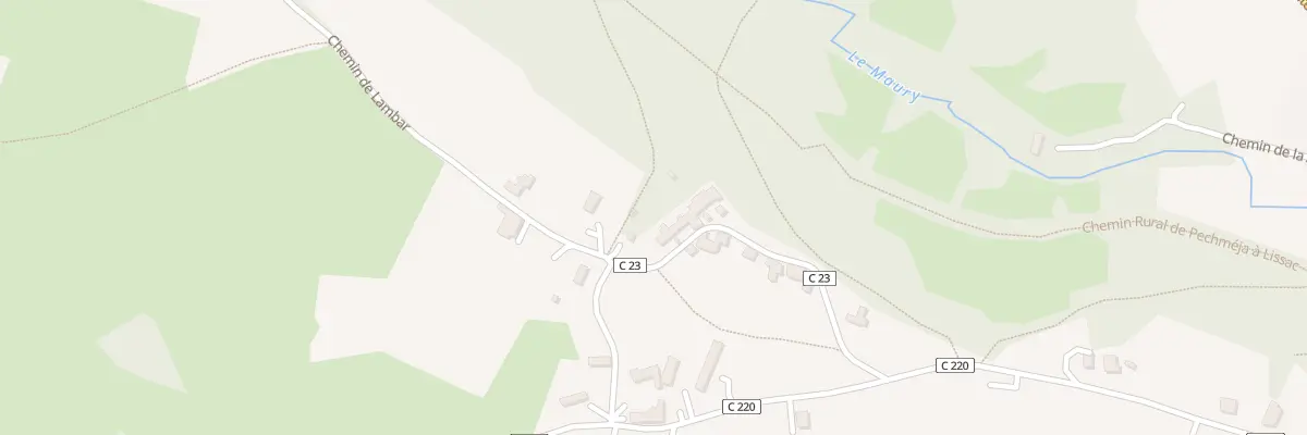 Plan du 169 Rte de Sansses à Lissac-et-Mouret