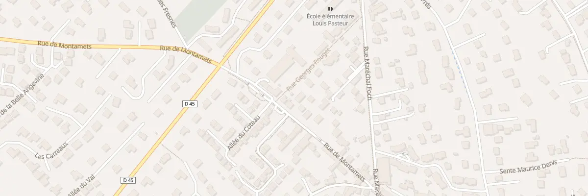 Plan du 22 Rue de Montamets à Orgeval