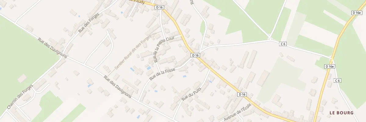 Plan du 6 Rue de la Fosse aux Bordes