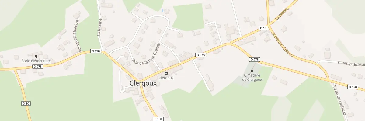 Plan du 37 Rte des Diligences à Clergoux