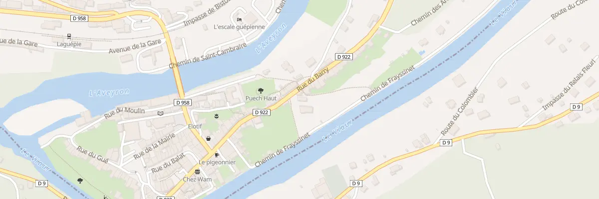 Plan du 24 Rue du Barry à Laguépie