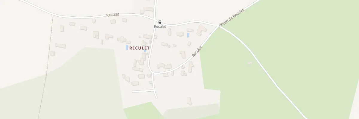 Plan du 5 Reculet à Longvilliers