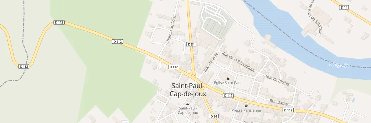 Plan du 5 Av Laure Monsarrat à Saint-Paul-Cap-de-Joux