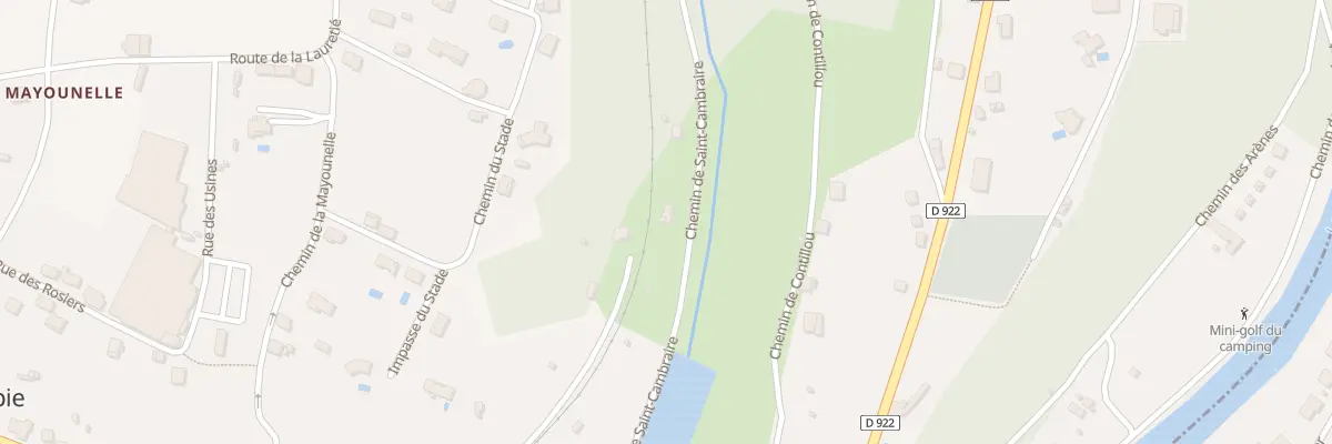 Plan du 5139A Che de Saint-cambraire à Laguépie