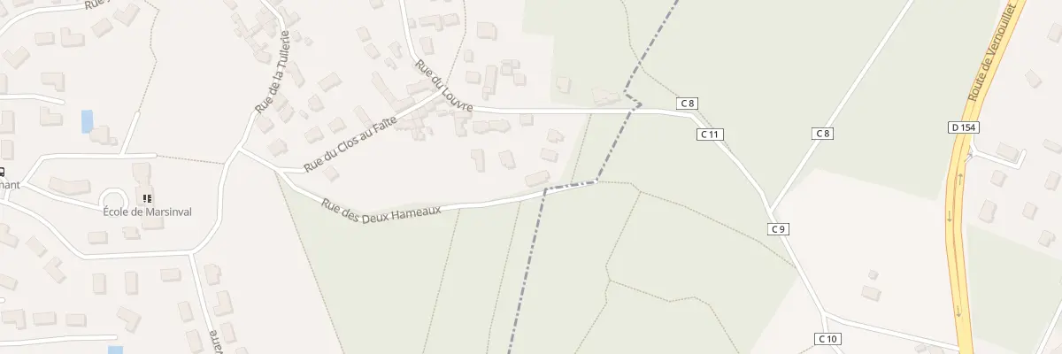 Plan du 17 Rue des Deux Hameaux à Vernouillet