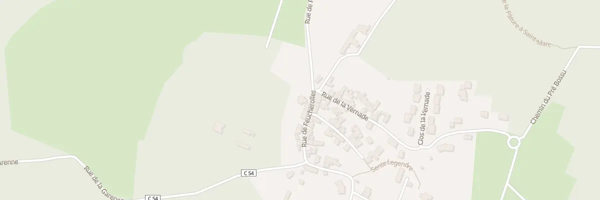 Plan du 860 Rue de Feucherolles à Orgeval