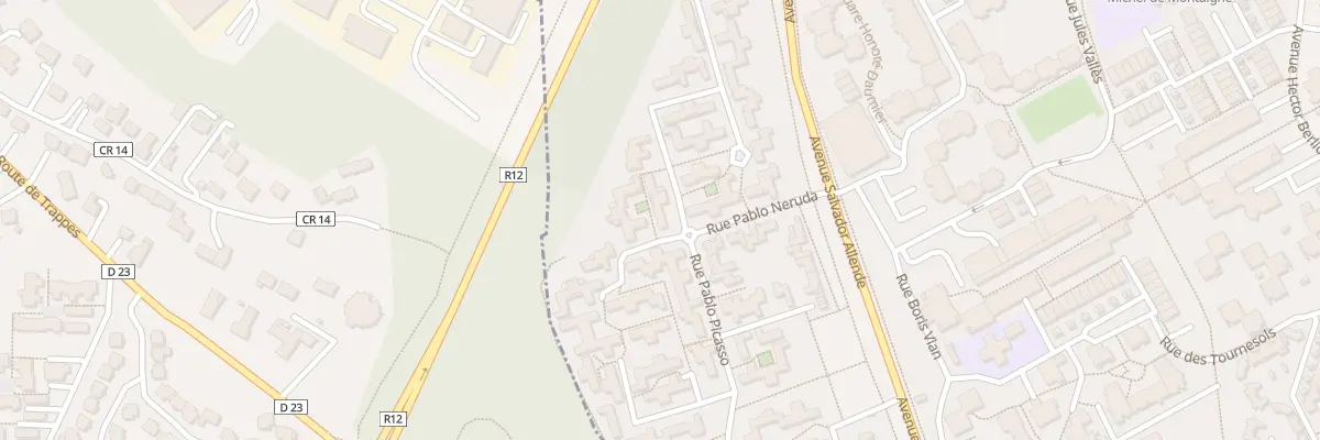 Plan du 21 Rue Jacques Prévert à Trappes