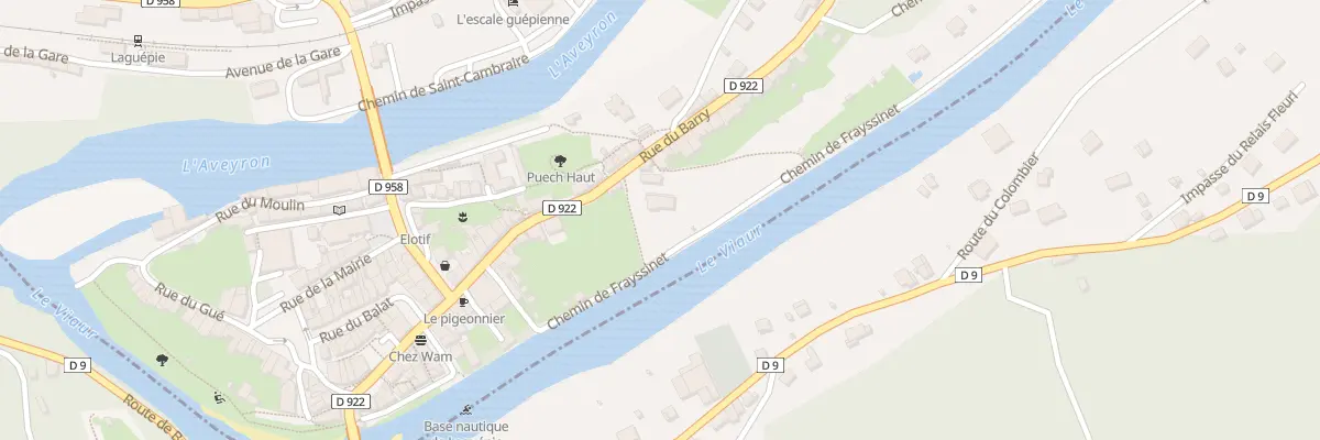 Plan du 5252A Rue du Barry à Laguépie