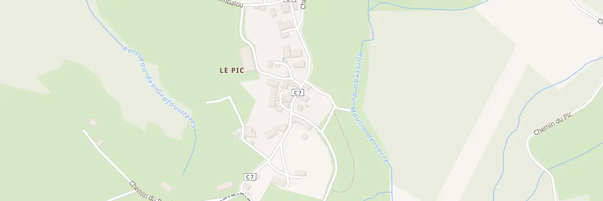 Plan du 5236 Le Pic à Saint-Martin-la-Méanne