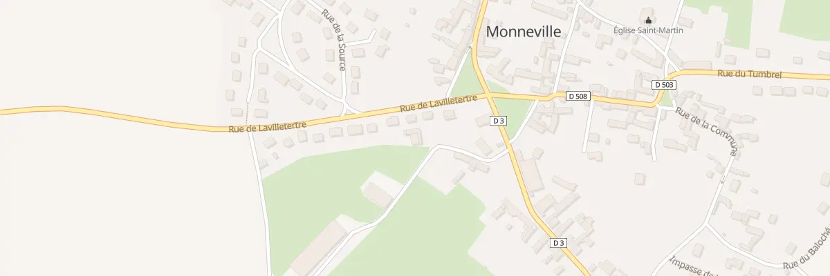 Plan du 5T Rue de Lavilletertre à Monneville