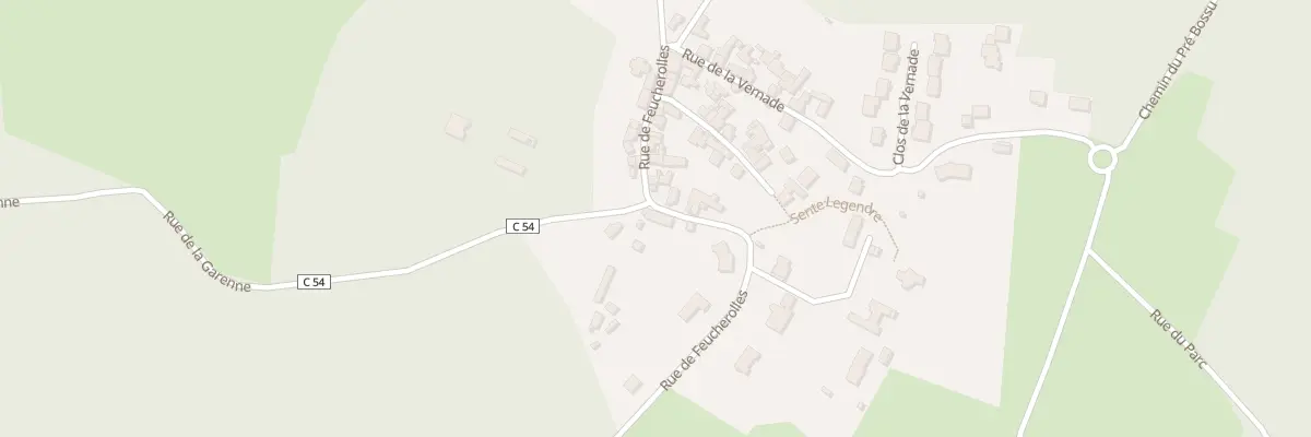Plan du 984 Rue de Feucherolles à Orgeval