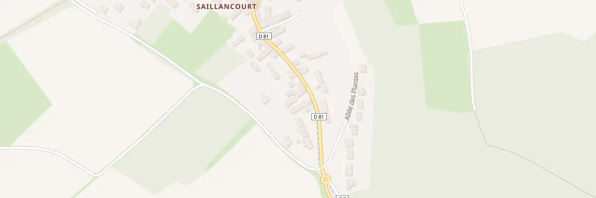 Plan du 11 Rue de la Vallée à Sagy