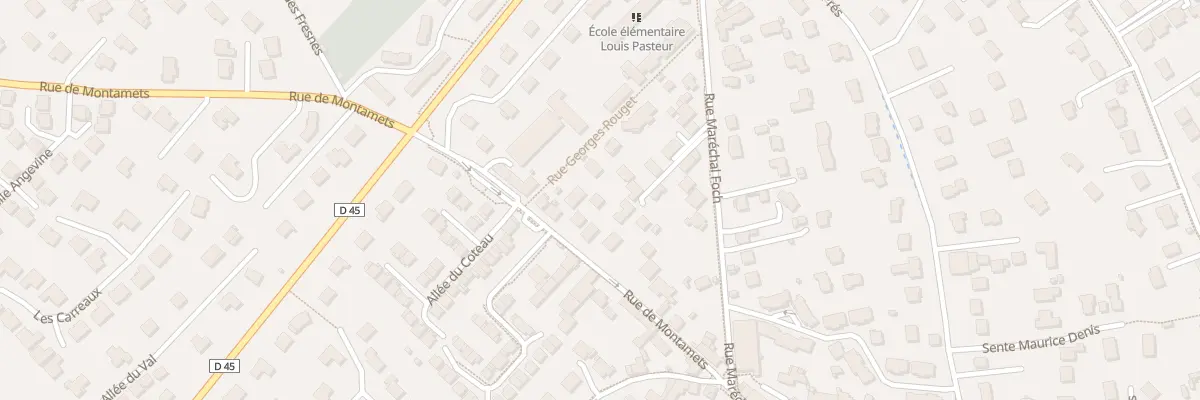Plan du 174 Rue de Montamets à Orgeval