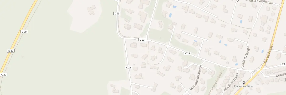 Plan du 3 Che de la Plaine du Moulin à Feucherolles