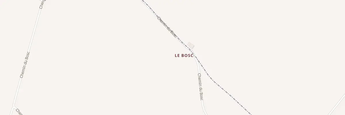 Plan du 1 Che du Bosc à Garrevaques