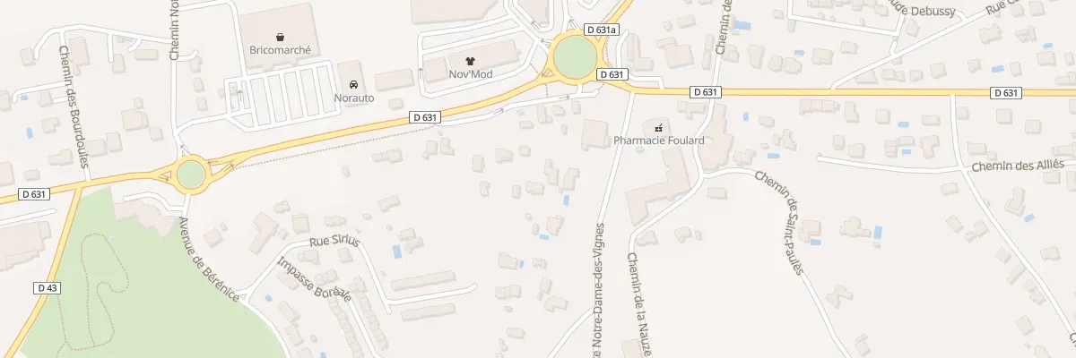 Plan du 10 Rue Cote Notre Dame des Vignes à Graulhet