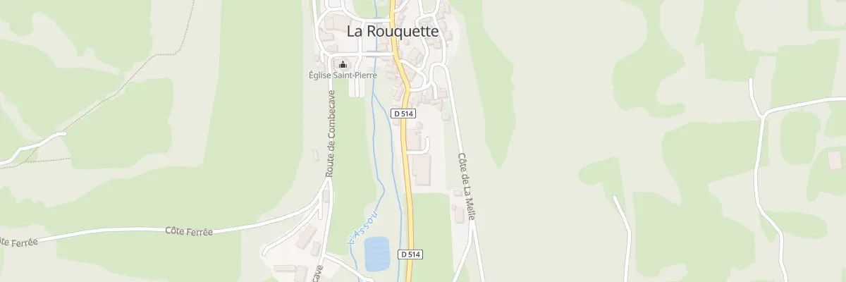 Plan du 5018 La Rouquette à La Rouquette