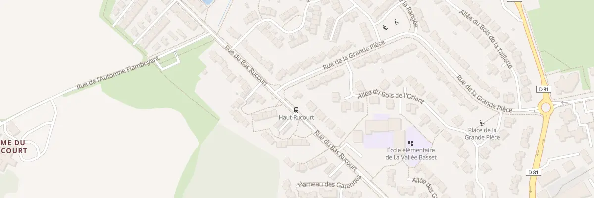 Plan du 59 Rue de la Gde Piece à Menucourt
