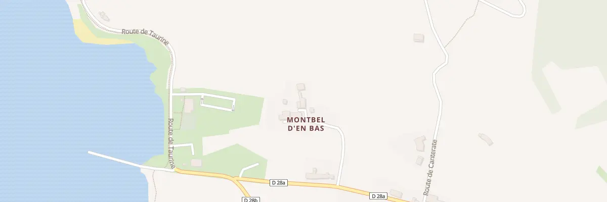 Plan du 2 Pl Théophile Delcassé à Montbel