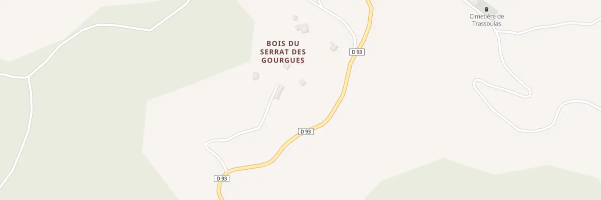 Plan du 290 Bois du Sarrat des Gourgue à Belcaire