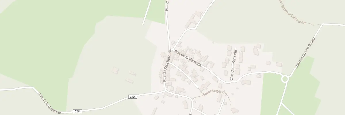 Plan du 881 Rue de Feucherolles à Orgeval