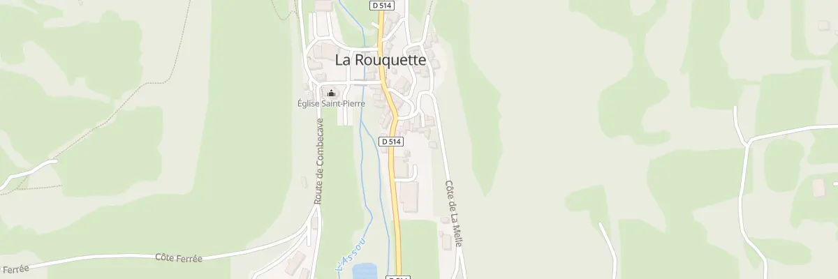 Plan du 5010A La Rouquette à La Rouquette