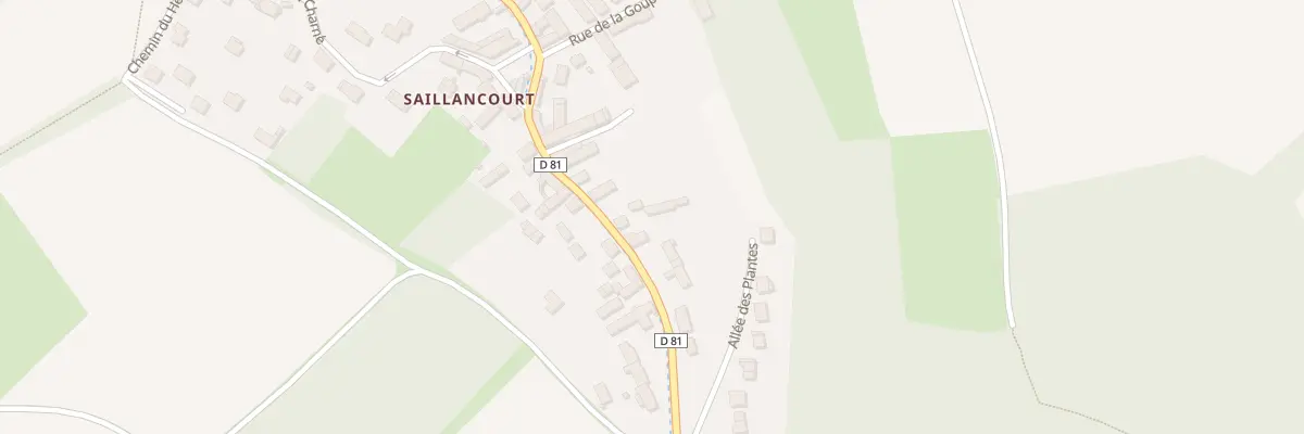 Plan du 10 Rue de la Vallée à Sagy