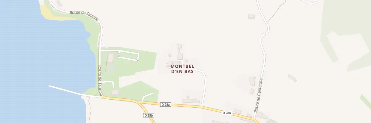 Plan du 10 Rte de Montbel d’En Bas à Montbel