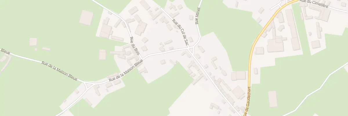 Plan du 1 Rue de la Maison Bleue à Grez